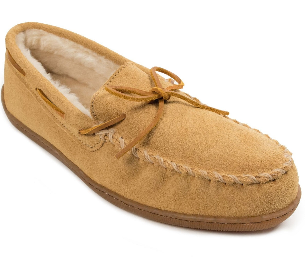 Minnetonka Men's Suede Moccasin Brown Size 7 M