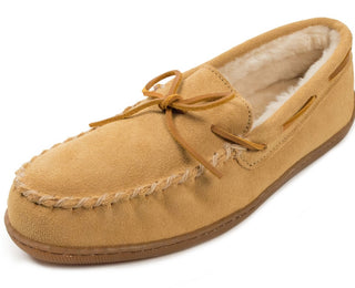 Minnetonka Men's Suede Moccasin Brown Size 8 M