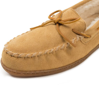 Minnetonka Men's Suede Moccasin Brown Size 8 M