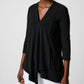 Joseph Ribkoff - Asymmetrical V-neck Tunic
