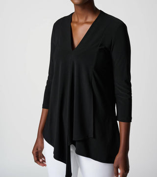 Joseph Ribkoff - Asymmetrical V-neck Tunic