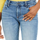 KUT from the Kloth Women's Catherine Raw Hem Boyfriend Jeans Blue Size 16