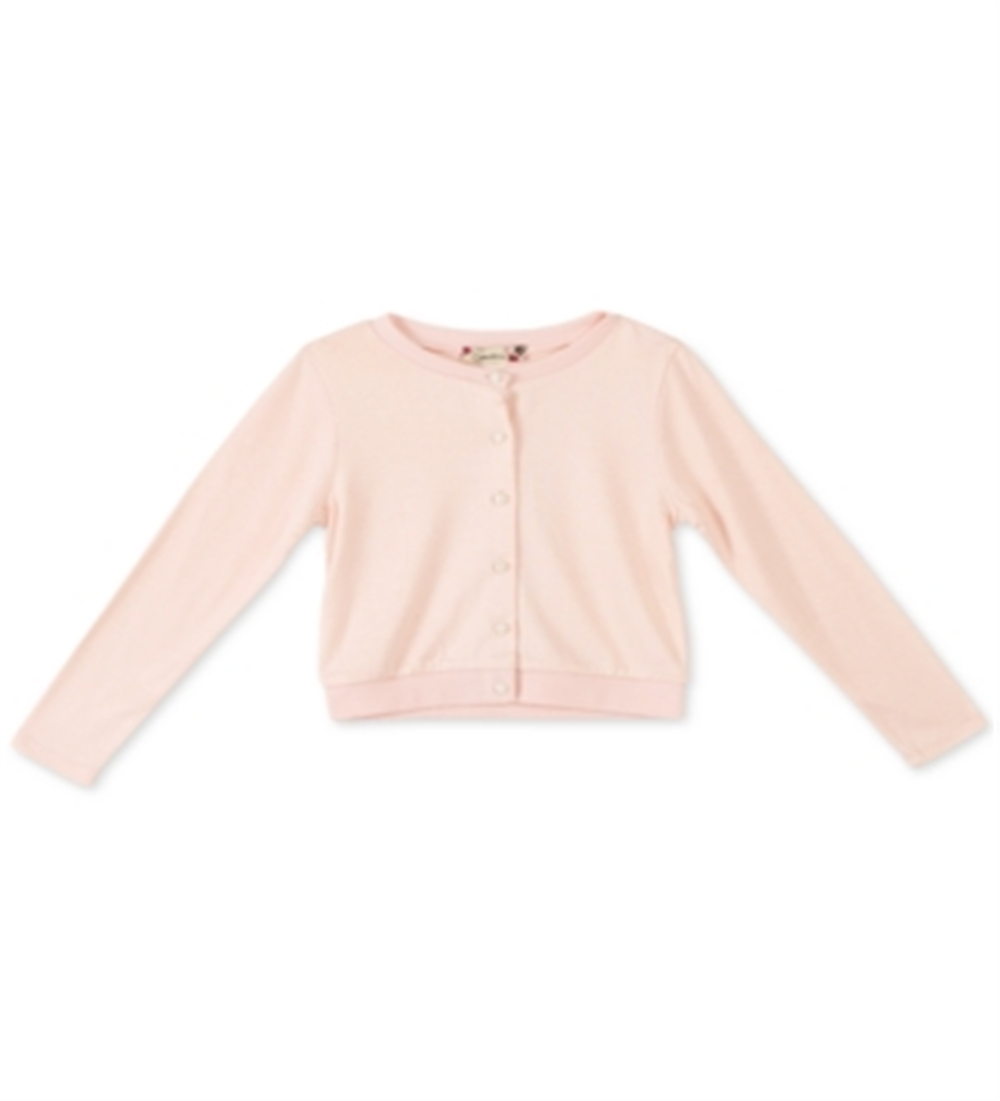Speechless Big Girl's Pearl Button Cardigan Pink Size 12-14