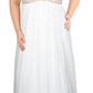Say Yes to the Prom Women's Mesh Embellished Slip Dress White Size 22