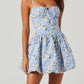 Astr - Larissa Floral Bubble Mini Dress