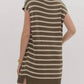 Entro - Slit Stripe Dress