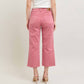 Judy Blue - Women's High Rise Garment Dyed Crop Wide Leg