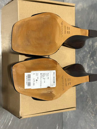 Vince Camuto Women's Pia Wedge Sandal Black Size 8.5 M