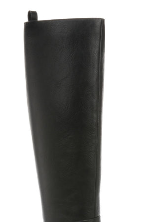 Lifestride Women's Blythe Knee High Riding Boot Black Size 9W