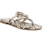 Sam Edelman Women's Canyon Thong Animal Print Sandal Brown Size 6.5
