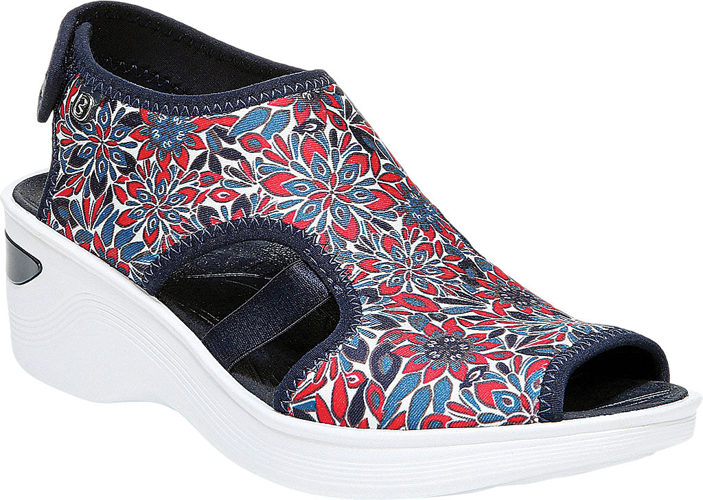 Bzees Women's Dream Sandal Blue Size 7