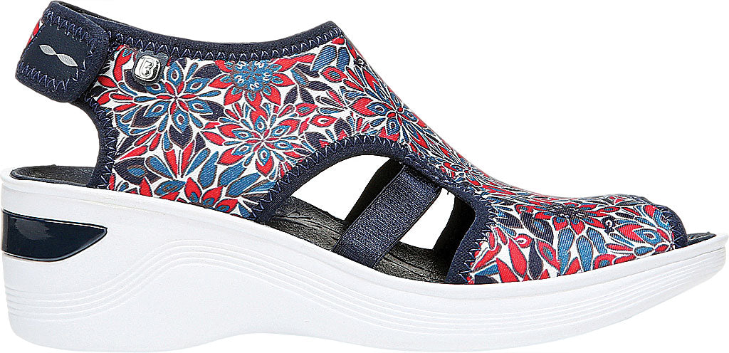 Bzees Women's Dream Sandal Blue Size 7