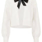 French Connection - Kitty Bobble Bow Cardigan