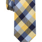 Tommy Hilfiger Men's Buffalo Check Tartan Silk Tie Yellow Size Regular