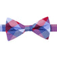 Tommy Hilfiger Men's Buffalo Tartan Classic Silk Bow Tie Red Size Regular