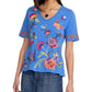 Johnny Was - Gracey Trapunto V-Neck T-Shirt