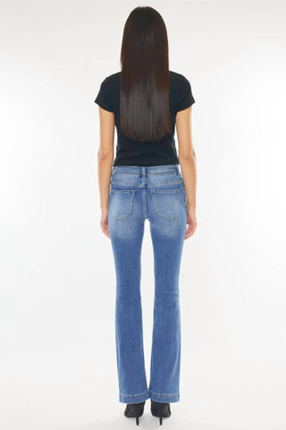 Kancan - Bernadette Mid Rise Bootcut Jeans