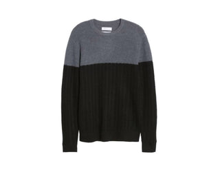 Nordstrom - Color Block Merino Wool Cable Knit Mens Sweater