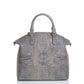 Brahmin Women's Embossed Satchel Gray Size Regular