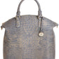 Brahmin Women's Embossed Satchel Gray Size Regular