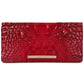 Brahmin Women's 'Ady' Croc Embossed Continental Wallet Red Size Regular