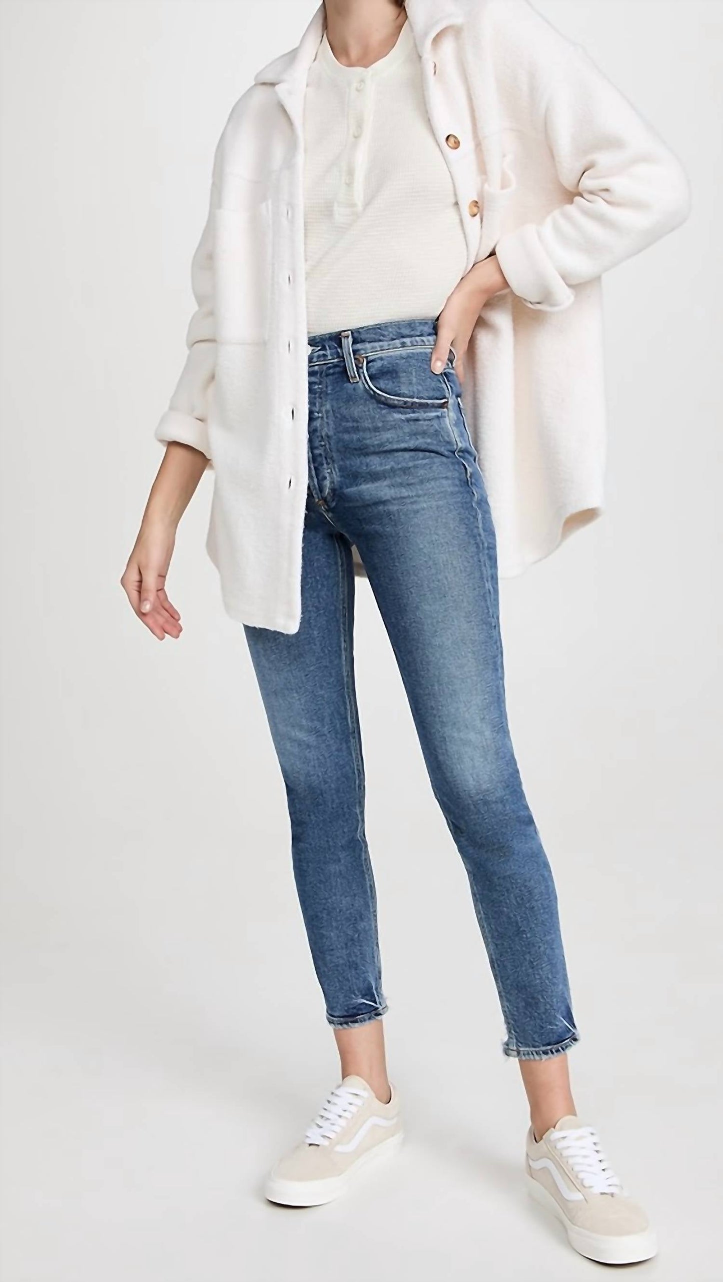 Agolde - Nico Slim-fit High-waisted Jeans