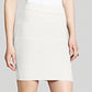 BCBGMAXAZRIA Women's Simone Pull On Bandage Skirt White Size X-Small