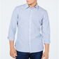 Calvin Klein Men's Bengal Striped Shirt Blue Size Medium