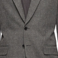 Calvin Klein Men's Slim Fit Heathered Check Blazer Gray Size M