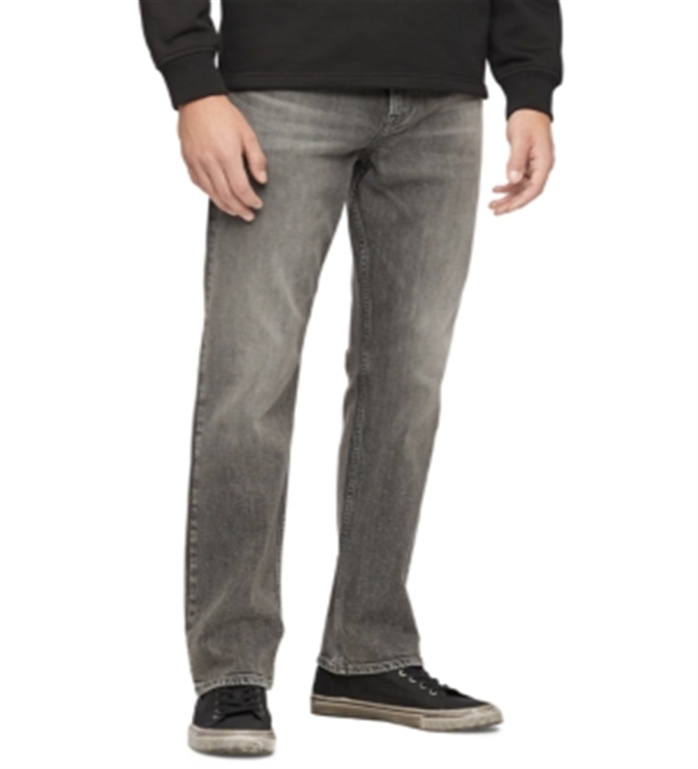 Calvin Klein Men's Relaxed Fit Jeans Black Size 33X34