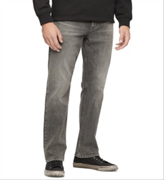 Calvin Klein Men's Relaxed Fit Jeans Black Size 33X34