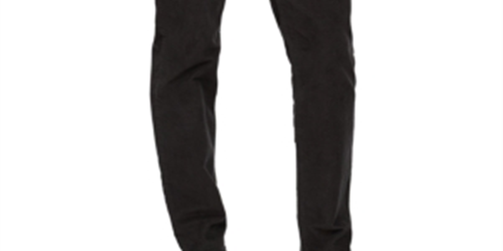 Calvin Klein Men's Slim Fit Stretch Corduroy Pants Black Size 30X32