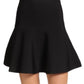 BCBGMAXAZRIA Women's Ingrid Fit & Flare Comfy a Line Skirt Black Size Medium