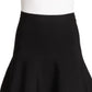 BCBGMAXAZRIA Women's Ingrid Fit & Flare Comfy a Line Skirt Black Size Medium