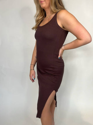 Bobi - Midi Tank Dress With Slits