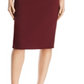 Aqua Women's Scuba Crepe Dress Red Size 0