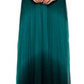 Betsy & Adam Women's Pleated Glitter Skirt Gown Green Size 12