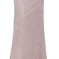 Betsy & Adam Women's Long Glitter Galaxy Cowl Neck Gown Pink Size 4Petite