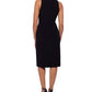 Betsy & Adam Women's Waterfall Ruffled Embellished Dress Black Size 10