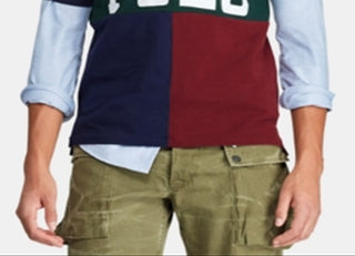 Ralph Lauren Men's Cotton Classic Fit Polo Shirt Yellow Size X-Small