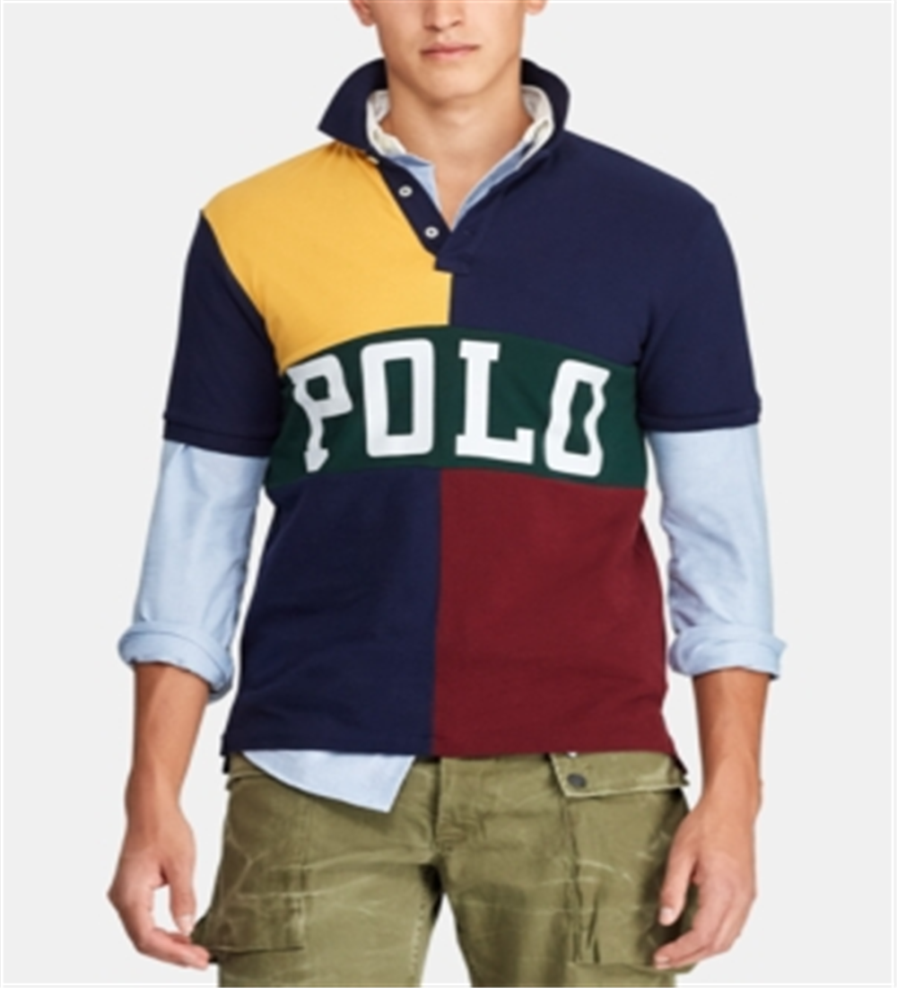 Ralph Lauren Men's Cotton Classic Fit Polo Shirt Yellow Size X-Small