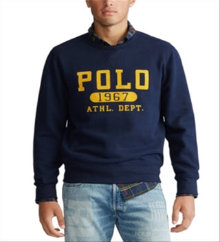 Polo Ralph Lauren Men's Vintage Fleece Sweatshirt Blue Size XX-Large