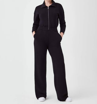Spanx - Wide Leg Long Sleeve Jumpsuit