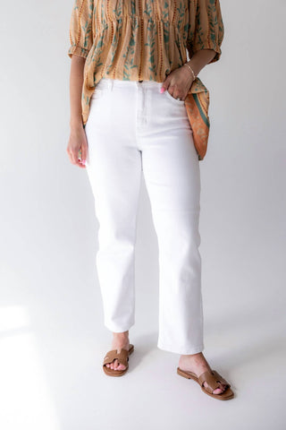 Cello - Sophia Mid Rise Crop Straight Jeans