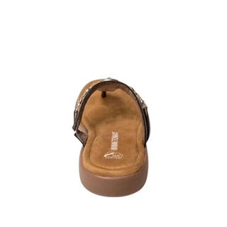 Minnetonka - Women's Brecca Shimmery Toe Post Sandal