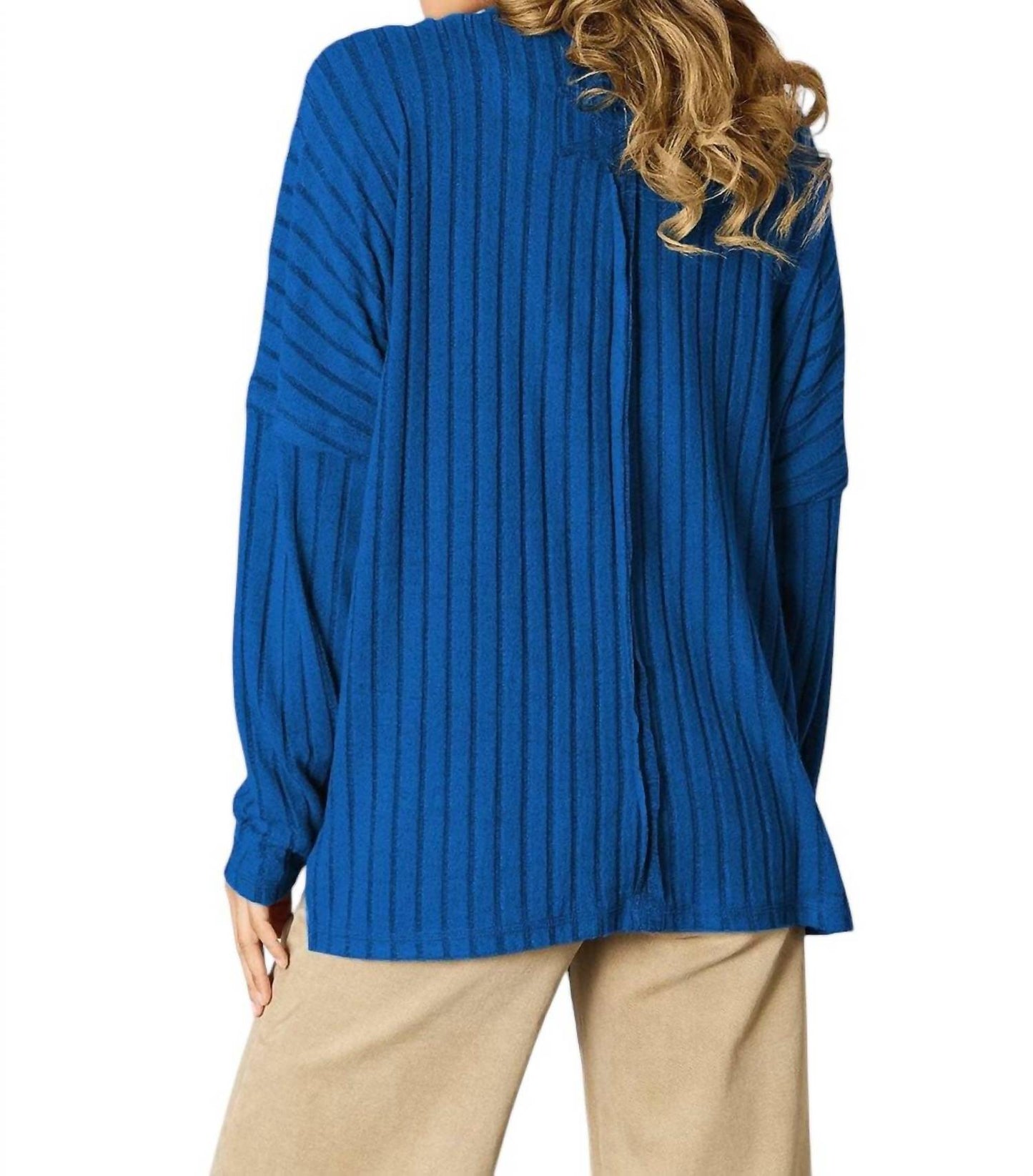 Basic Bae - Sophisticated Ribbed Knit Top