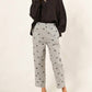 124 Voltaire - Triangle Print Tapered Pant