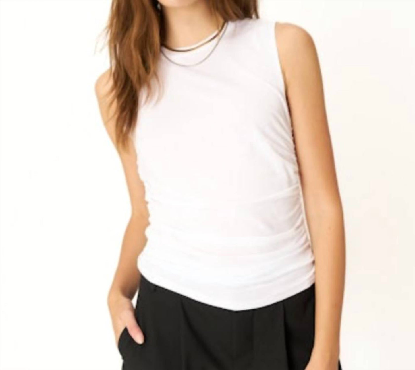 Project Social T - Dream On Ruched Tank Top