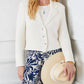 Karen Kane - Button Up Blazer Sweater