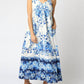 Olivaceous - Azure Bloom Maxi Dress